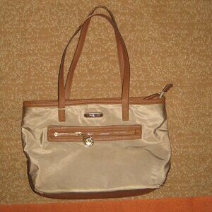Michael Kors Kempton Nylon Tote Bag, Tan Brown